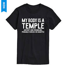 Instant Message Men's Body Is A Temple Tee