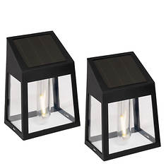 Solar-Powered Sconce - Set of 2