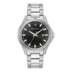 Bulova Corporate Collection Men's Silvertone Stainless Steel Watch