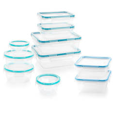 Snapware Total Solutions 20-Piece Plastic Food Container Set