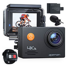 Apeman A79 20.0-MP 4K 30-FPS Action Camera