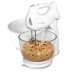 Hamilton Beach Power Deluxe 6-Speed Hand/Stand Mixer with Two Bowls