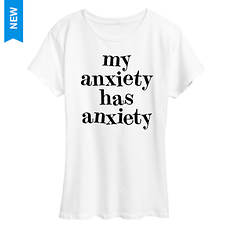 Instant Message Women's Anxiety Has Anxiety Tee