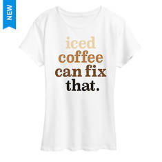 Instant Message Women's Iced Coffee Fix Tee