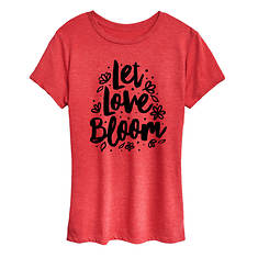 Instant Message Women's Let Love Bloom Tee