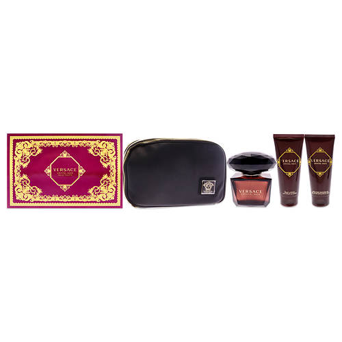Crystal Noir by Versace for Women 4-Piece Gift Set