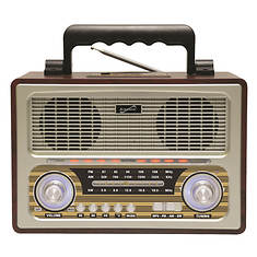 SuperSonic Vintage Retro 3-Band Bluetooth Radio Speaker - Opened Item