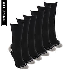Skechers Women's S117016 Crew 6-Pack Socks