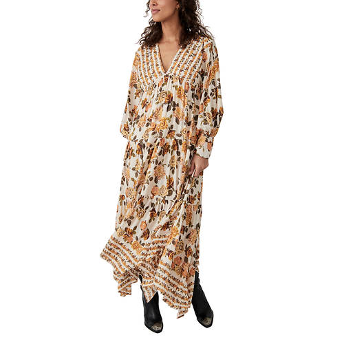 Free People Women's Rows of Roses Maxi Dress
