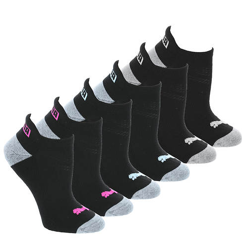 PUMA Women's P600097 Half Terry Low Cut 6-Pack Socks