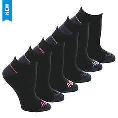 New Balance Women's 231LC01 Low Cut 6-Pack Socks