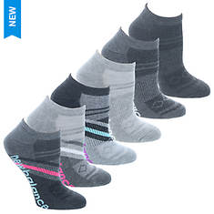 New Balance Women's 231LC05 Low Cut 6-Pack Socks