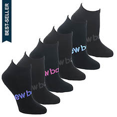 New Balance Women's 231LC10 Low Cut 6-Pack Socks