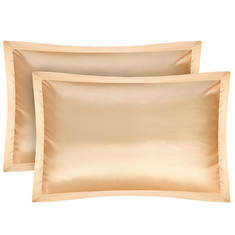New Home Soft Silky Satin Pillow Cases 2-Pack