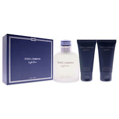 Light Blue by Dolce and Gabbana for Men 3-Piece Gift Set