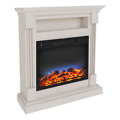 Cambridge Sienna 34" Electric Fireplace with Multi-Color LED Insert and Mantel