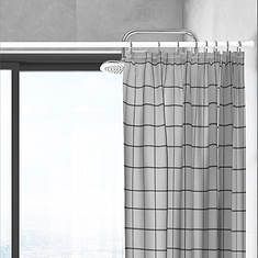 iMounTEK Adjustable Tension Shower Curtain Rod 33"-59"