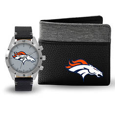 Game Time Men's Watch And Wallet Combo Gift Set