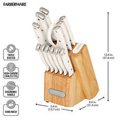Farberware EdgeKeeper 14-Piece Triple Rivet Cutlery Set