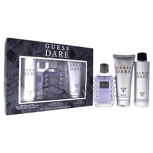 Guess Dare by Guess for Men 3-Piece Gift Set