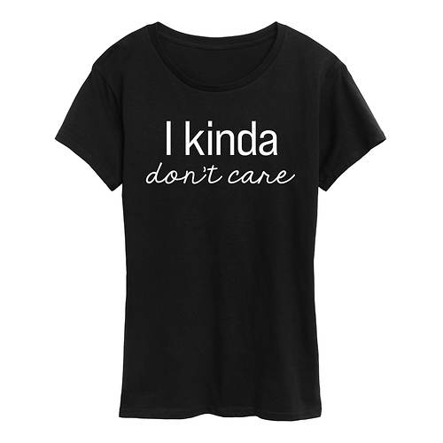 Instant Message Women's Kinda Don't Care Tee