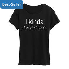 Instant Message Women's Kinda Don't Care Tee