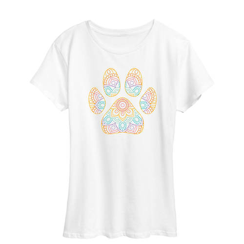 Instant Message Women's Medallion Paw Tee
