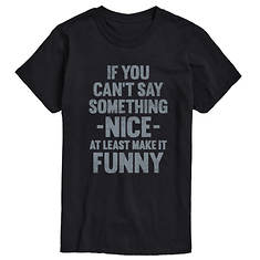 Instant Message Men's Say Something Funny Tee