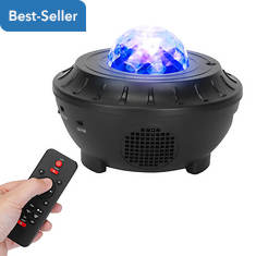 Star Projector with Wireless Speaker, Night Light, and Remote Control