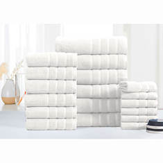 Bibb Home Egyptian Cotton 18-Piece Towel Set