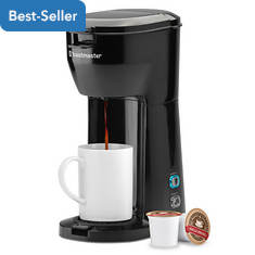 Toastmaster Single-Serve Dual-Brew Coffee Maker