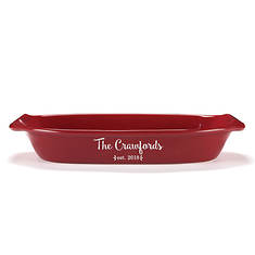 Custom Personalization Solutions Family Personalized Casserole Dish