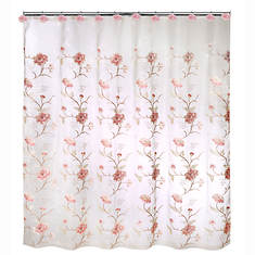 Popular Bath Products Dublin Rose Shower Curtain