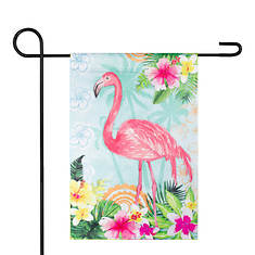 Northlight Tropical Flamingo Outdoor Garden Flag 18" x 12.5"