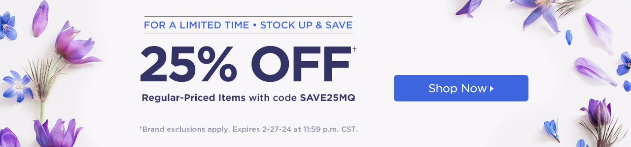 25% Off Your Order With Code: SAVE25MQ through February 27 at 11:59 p.m. CST - Shop New Arrivals