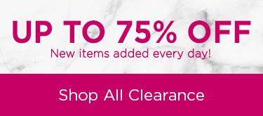 Shop up to 75% off clearance items! New markdowns added daily. Shop now!