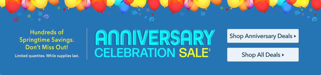 Discover hundreds of limited-time deals when you shop our Anniversary Sale through March 29.