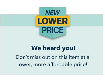 Don't Miss Out on This Lower, More Affordable Price!