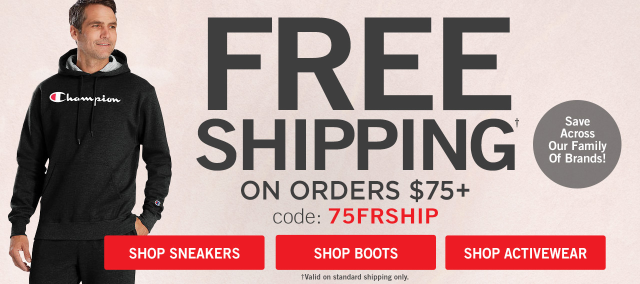 Free Shipping over $75 with promo code 