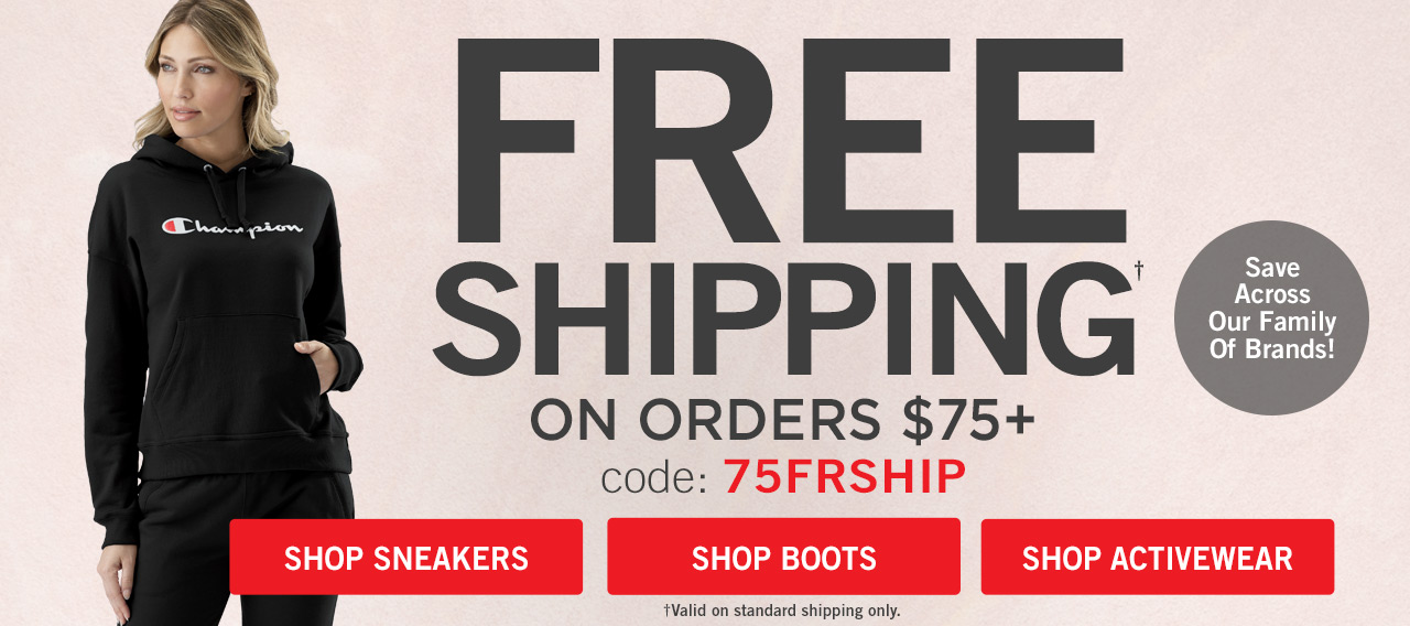 Free Shipping over $75 with promo code 