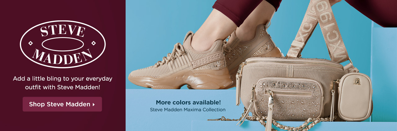 Add a little bling to your everyday outfit with Steve Madden - Shop Now