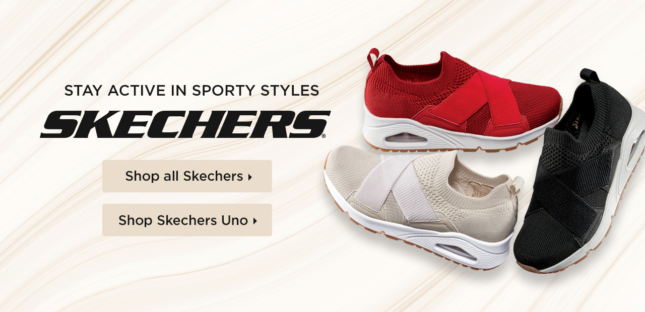 Stay active in sporty styles from Skechers - Shop Now