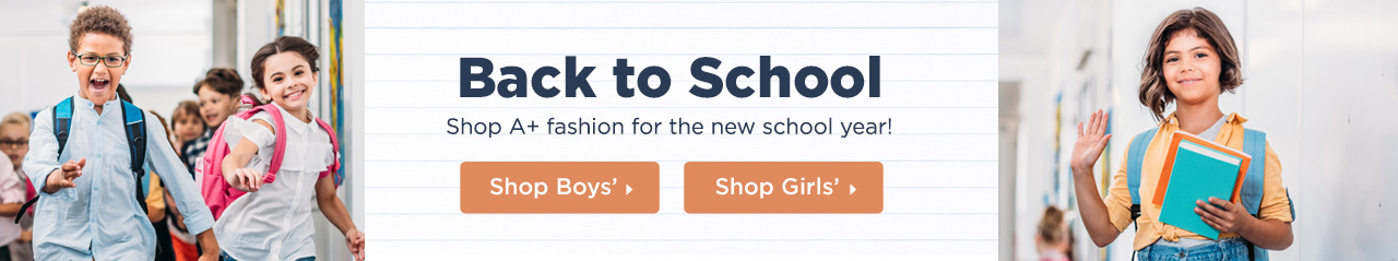 Shop back to school esssentials for kids!