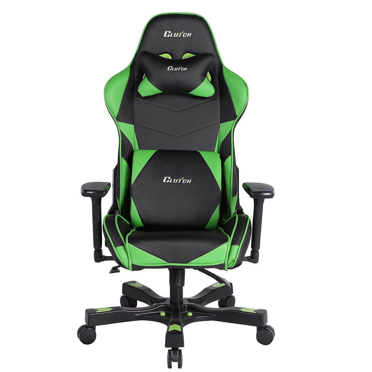 Clutch Chairz Crank Series Green Bravo Gaming Chair Costco