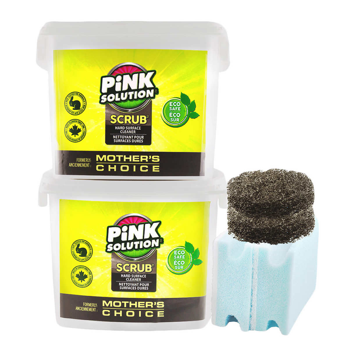 Pink Solution Scrub Hard Surface Cleaner 2-pack Bundle