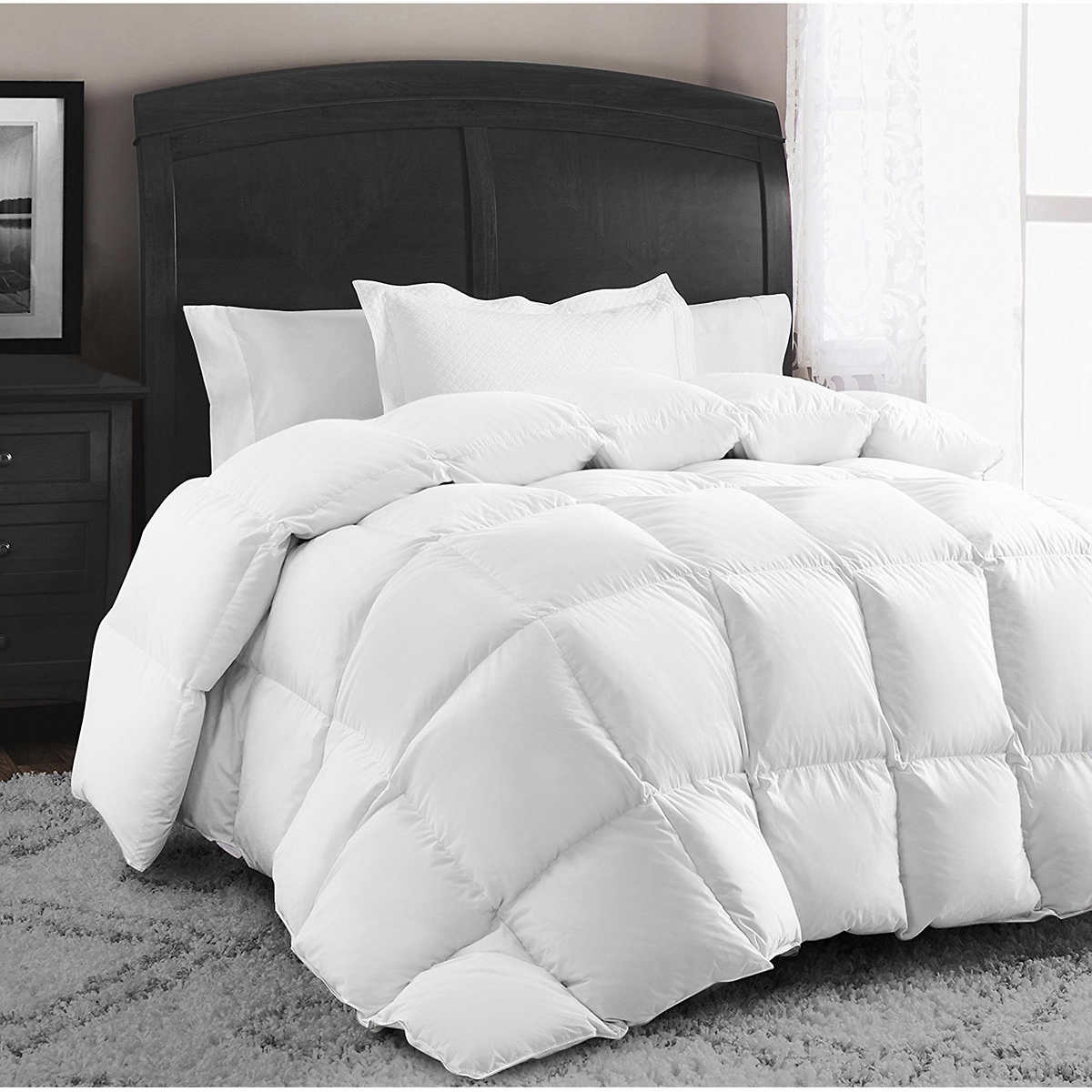 Swiss Comforts 550 Fill Power Down And Feather Duvet