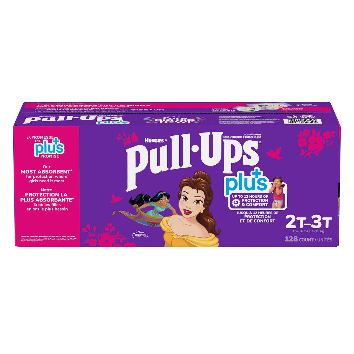 Huggies Pull-Ups Training Pants For Girls Learning Designs Size 2T-3T 74  Count - Voilà Online Groceries & Offers