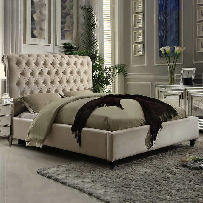 Victoria Upholstered Bed Costco, Costco Queen Bed