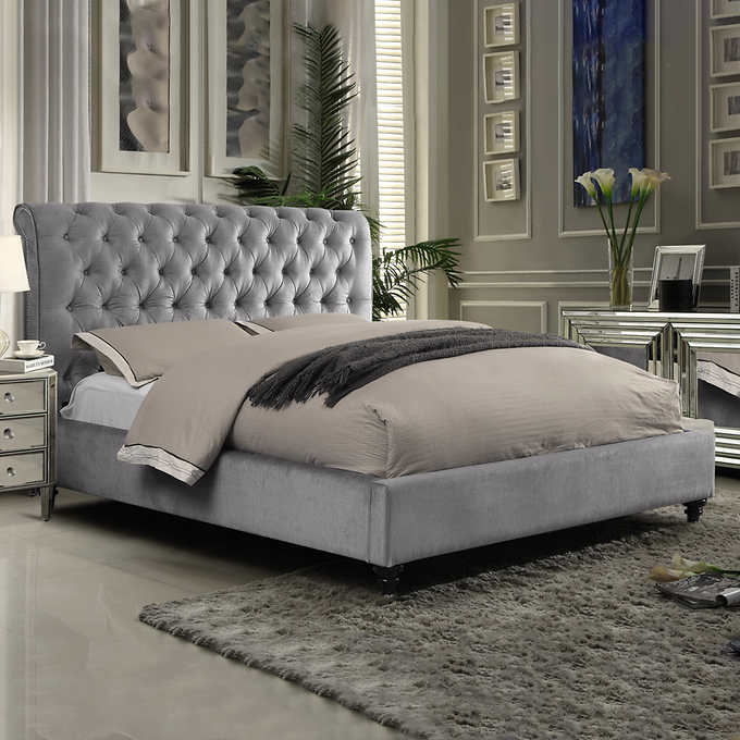 Victoria Upholstered Bed Costco, Costco King Bed Frame Canada