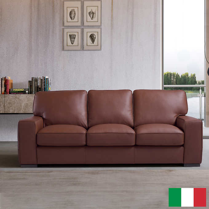 Aria Top Grain Leather Sofa Costco, Costco Leather Sofa Review